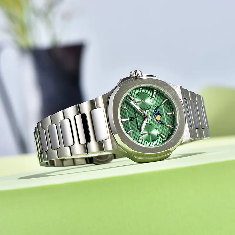 Pagani Design Nautilus Green Dial Quartz Ladies Watch- PD-1786